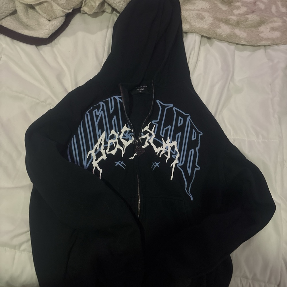 PacSun Black Hoodie with Graphic Detail